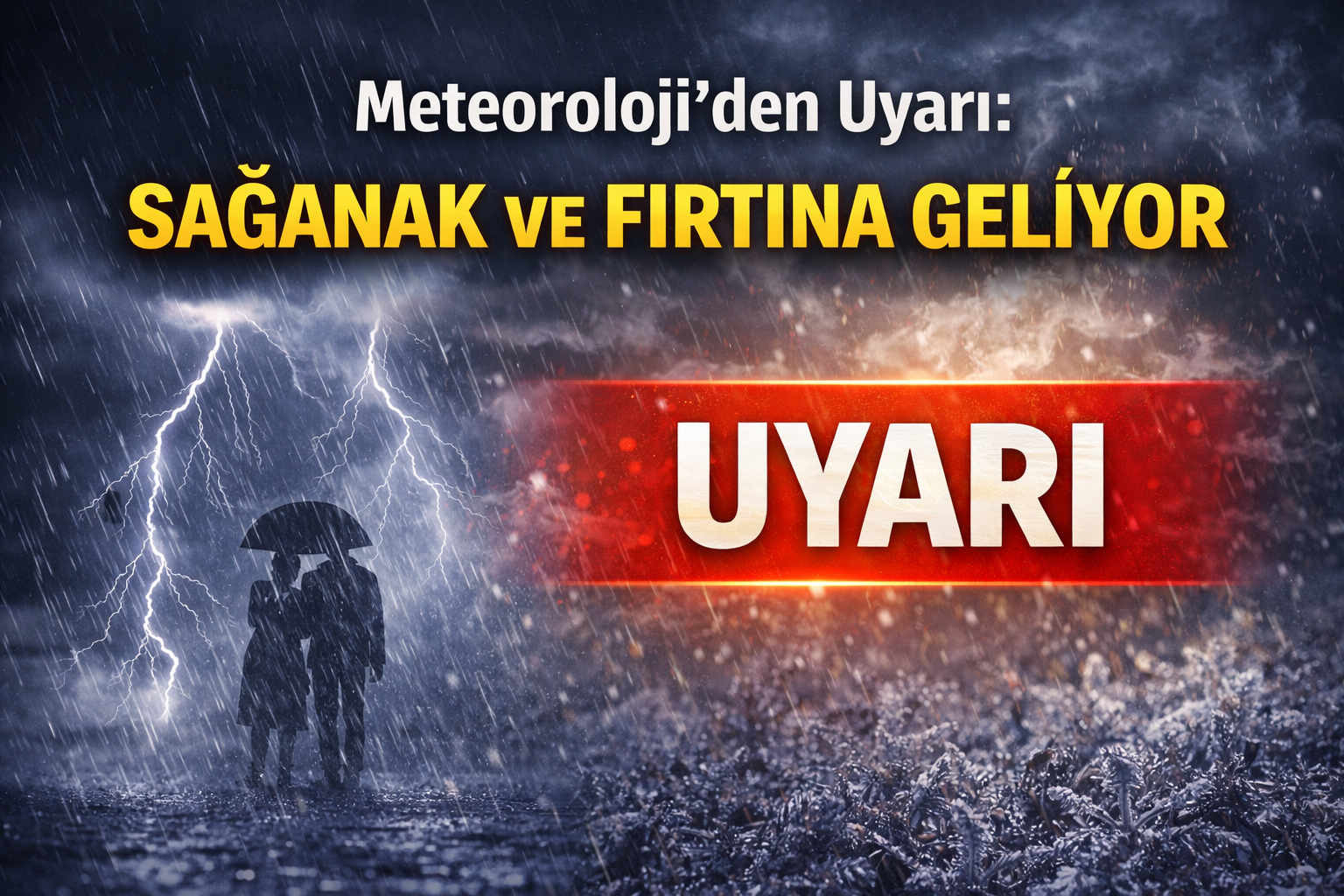 Meteoroloji’den uyarı: Sağanak ve kuvvetli rüzgar geliyor